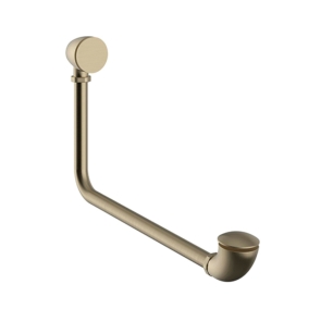 Heritage Exposed Bath Waste and Overflow Kit - Brushed Brass | Product Image