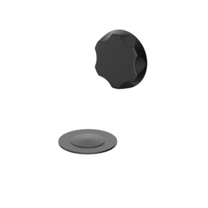 Heritage Bath Pop Up Waste - Matt Black | Product Image