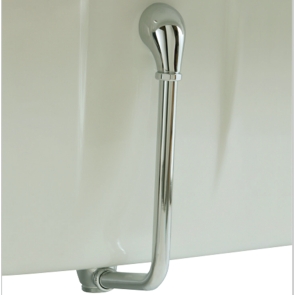 Heritage Exposed Bath Waste and Overflow Kit - Chrome | Product Image
