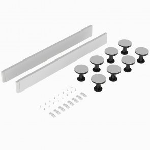 Signature Shower Tray Riser Kit (Square/Rectangular Models up to 1000mm) - Gloss White