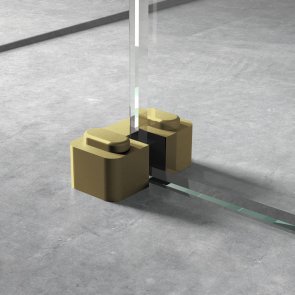 Hudson Reed Wetroom Foot and Wall Bracket - Brushed Brass