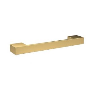 Hudson Reed Furniture Thick D Handle 150mm Wide - Brushed Brass (x2) | Product Image