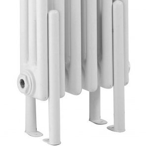 Hudson Reed Colosseum Floor Mounting Legs, 3 Column Models, White