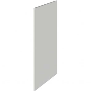 Hudson Reed Fusion Decorative Furniture End Panel 370mm Wide - Gloss Grey Mist
