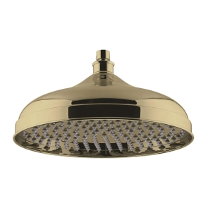 Hudson Reed Apron Fixed Shower Head 300mm Diameter - Brushed Brass | Product Image
