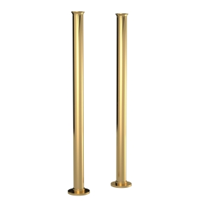 Hudson Reed Traditional Bath Tap Standpipes 697mm x 85mm - Brushed Brass | Product Image