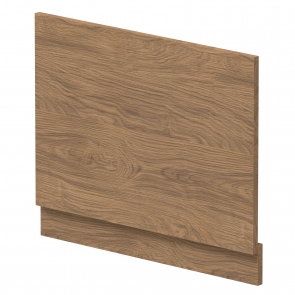 Hudson Reed Bath End Panel 560mm H x 700mm W - Antique Oak