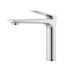 Hudson Reed Drift Tall Mono Basin Mixer Tap with Waste - Chrome
