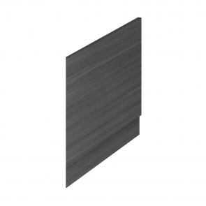 Hudson Reed MFC Straight Bath End Panel and Plinth 560mm H x 700mm W - Anthracite Woodgrain