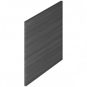 Hudson Reed MFC Shower Bath End Panel 540mm H x 700mm W - Anthracite Woodgrain
