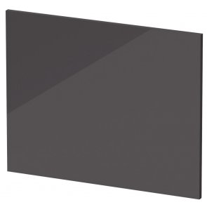 Hudson Reed MFC Square Shower End Bath Panel 540mm H x 700mm W - Gloss Grey