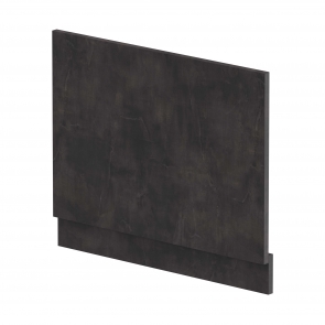 Hudson Reed Havana Straight Bath End Panel and Plinth 560mm H x 700mm W - Metallic Slate