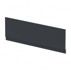Hudson Reed Juno Straight Front Bath Panel and Plinth 560mm H x 1800mm W - Satin Anthracite