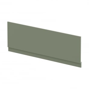 Hudson Reed Juno Straight Front Bath Panel and Plinth 560mm H x 1700mm W - Satin Green