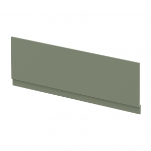 Hudson Reed Juno Straight Front Bath Panel and Plinth 560mm H x 1800mm W - Satin Green