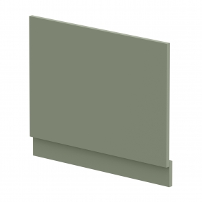 Hudson Reed Juno Straight Bath End Panel and Plinth 560mm H x 700mm W - Satin Green