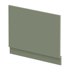 Hudson Reed Juno Straight Bath End Panel and Plinth 560mm H x 750mm W - Satin Green