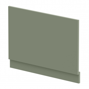 Hudson Reed Juno Straight Bath End Panel and Plinth 560mm H x 800mm W - Satin Green