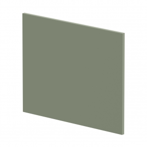 Hudson Reed Juno Square Shower End Bath Panel 540mm H x 700mm W - Satin Green