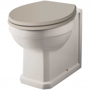 Hudson Reed Richmond Comfort Height Back to Wall Toilet - Excluding Seat
