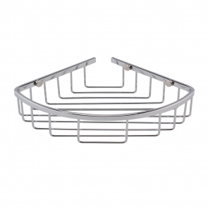 Hudson Reed Deep Corner Single Tier Shower Basket - Chrome