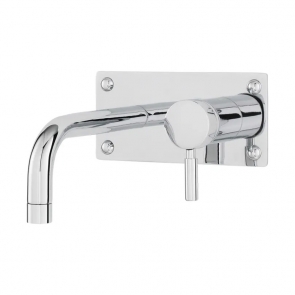Hudson Reed Tec Single Lever Basin/Bath Filler Tap Wall Mounted - Chrome