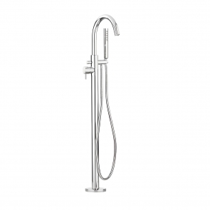 Hudson Reed Tec Single Lever Elite Mono Bath Shower Mixer Tap Freestanding - Chrome | Product Image