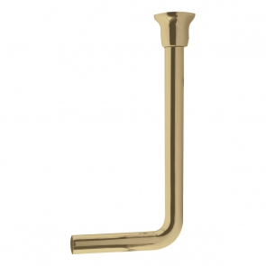 Hudson Reed Traditional Low Level Toilet Flush Pipe Pack - Brushed Brass