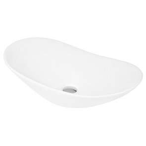 Hudson Reed Vessel Sit-On Countertop Basin 615mm Wide - 0 Tap Hole