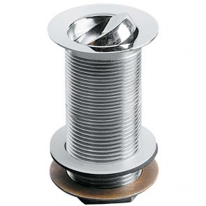 Ideal Standard Swivel Plug Waste with 80mm Chrome - Unslotted (For Basins with No Overflow)