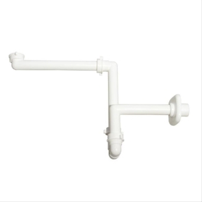 Ideal Standard Space Saving Trap and Waste Pipe Assembly for use with Furniture Basin Units | Product Image