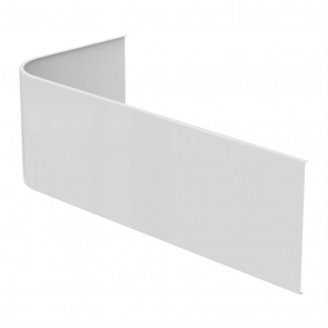 Ideal Standard Concept Asymmetric Front Bath Panel 510mm H x 1700mm W - White