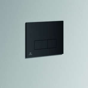 Ideal Standard Oleas M2 Mechanical Dual Flush Plate - Black | Product Image