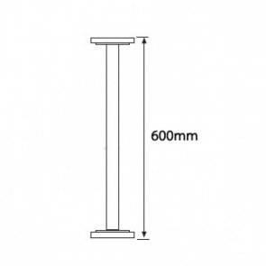 Impey Floor to Ceiling Pole Extension 600mm