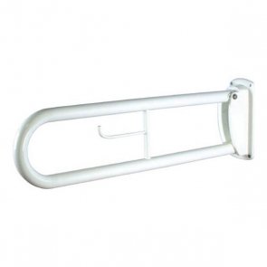 Impey Fold Down Rail 760mm with Toilet Roll Holder