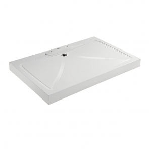 Impey Mendip Square Shower Tray with Waste 1000mm x 1000mm White