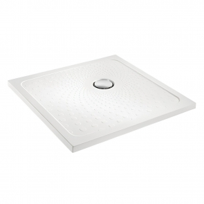 Impey Slimline 35 Square Shower Tray with Waste 900mm x 900mm Flat Top