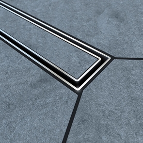 Impey Linear Drain 800mm, Tile Insert 13mm, Horizontal Outlet (Upgrade) | Product Image