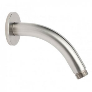 JTP Inox Round Curved Ceiling Shower Arm 200mm - Stainless Steel
