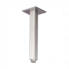 JTP Inox Square Ceiling Shower Arm 200mm - Stainless Steel