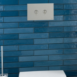 JTP Metal Pneumatic Dual Flush Plate - Chrome | Product Image