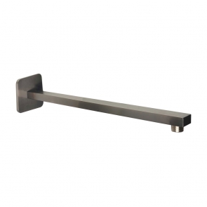 JTP HIX Wall Mounted Shower Arm 390mm Length - Brushed Black