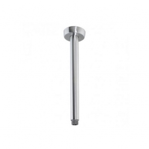JTP Inox Round Ceiling Shower Arm 200mm - Matt Stainless Steel