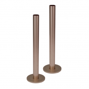 JTP Vos Set of Pipe and Flanges for Radiators Valves - Brushed Bronze