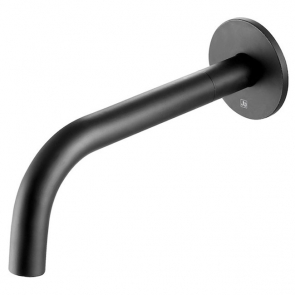 JTP Vos Wall Mounted Bath / Basin Spout 250mm - Matt Black