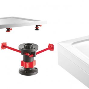 Just Trays Fusion Square/Rectangular Shower Tray Riser Kit 3 - White