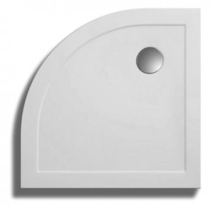 Lakes Low Profile Quadrant Shower Tray 800mm x 800mm x 45mm with 90mm Waste
