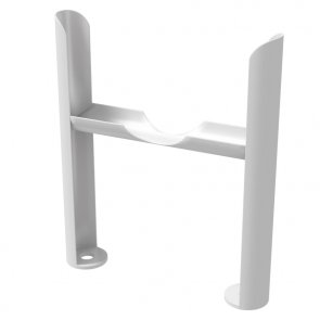 Maxheat Octavius 4 Column Radiator Feet, Pair - White (Adding an extra height of 120mm)