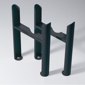 Prestige 3 Column Radiator Feet Pair - Anthracite (Adding an extra height of 120mm)