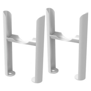 Prestige 3 Column Radiator Feet, Pair, White
